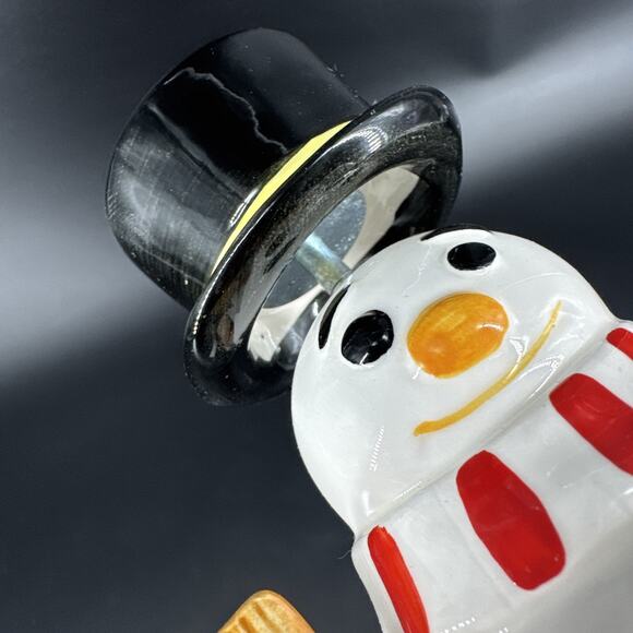 RARE Vintage Ebeling & Reuss Frosty The Snowman Music Box 1983 READ - Picture 11 of 13